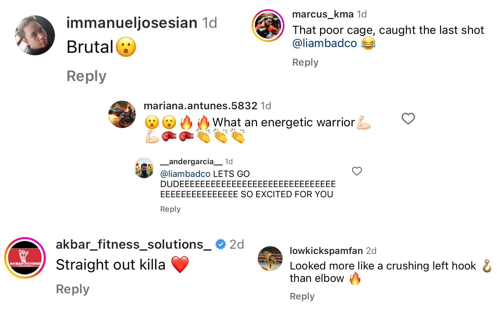 Instagram comments
